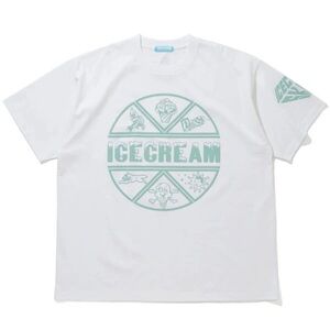 PUFF PRINT COTTON T-SHIRT ICECREAM